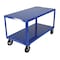 Vestil Ergo Handle Cart, Steel, 2400 lb Load Capacity, 2 Shelves, 60" L, 30" W DH-MR2-3060 - alternate 2